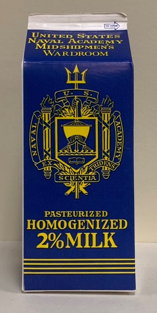 Milk Carton from Naval Academy Dairy Farm Milk Carton from Naval Academy Dairy Farm